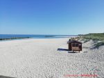 Reisebericht Ostseebad Wustrow - großer Strand rechts von der Seebrücke